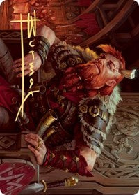 Arni Brokenbrow Art Card (Gold-Stamped Signature) [Kaldheim Art Series] | Odin's Place