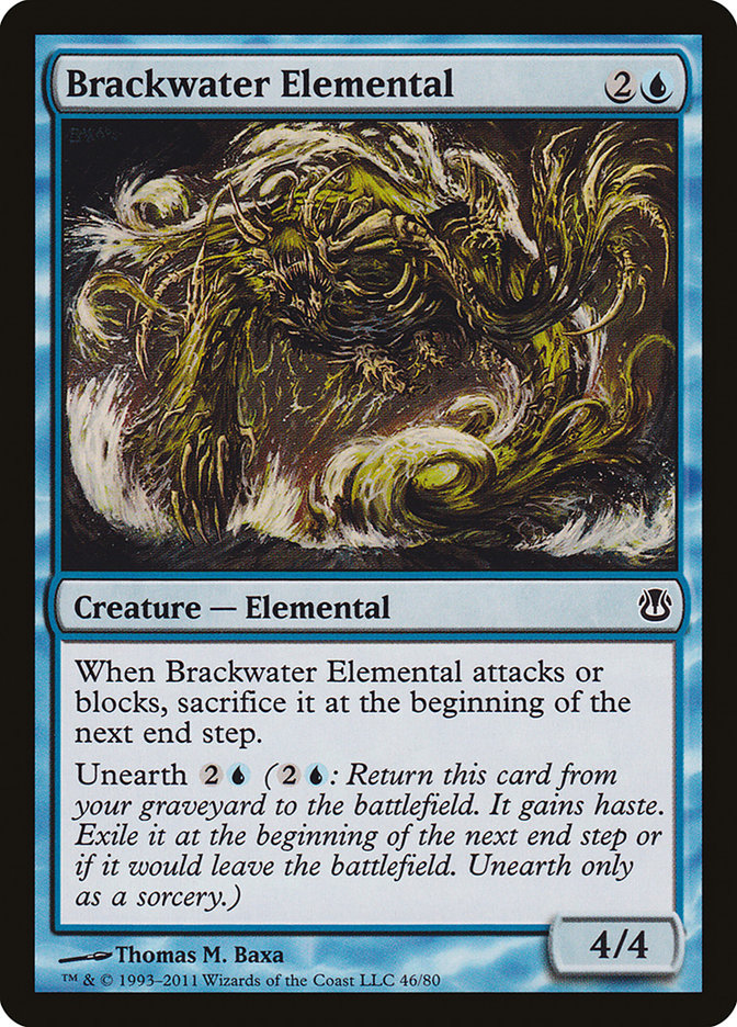 Brackwater Elemental (46) [Duel Decks: Ajani vs. Nicol Bolas] | Odin's Place