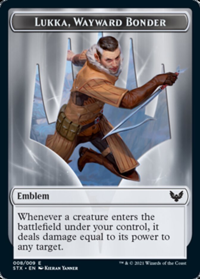 Lukka, Wayward Bonder Emblem [Strixhaven: School of Mages Tokens] | Odin's Place