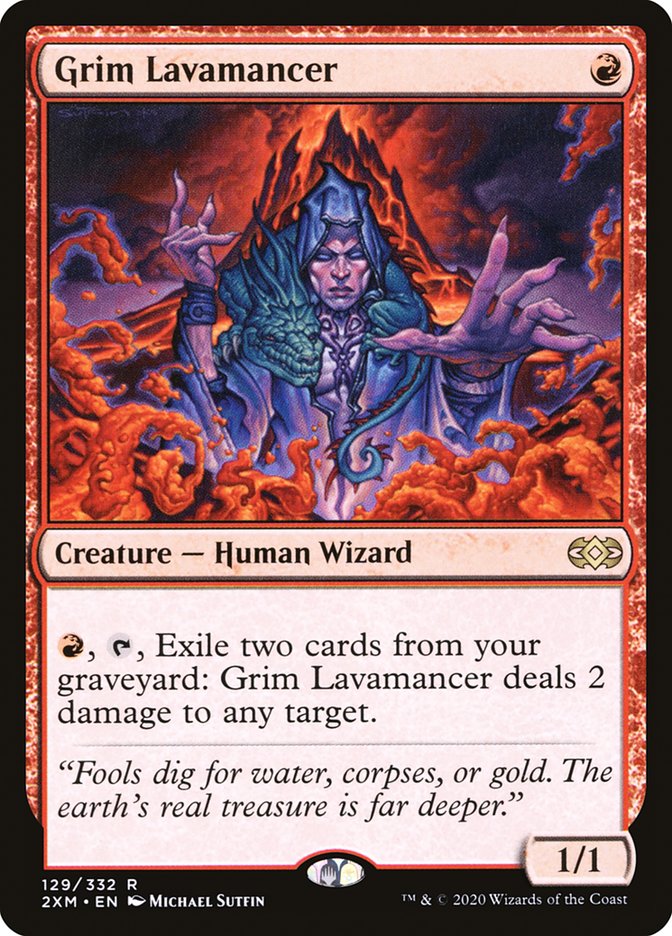 Grim Lavamancer [Double Masters] | Odin's Place