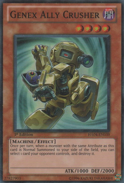 Genex Ally Crusher [HA04-EN039] Super Rare | Odin's Place