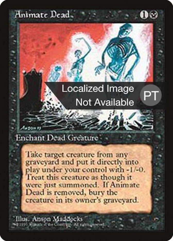 Animate Dead [Fourth Edition (Foreign Black Border)] | Odin's Place