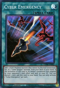 Cyber Emergency [GEIM-EN042] Super Rare | Odin's Place