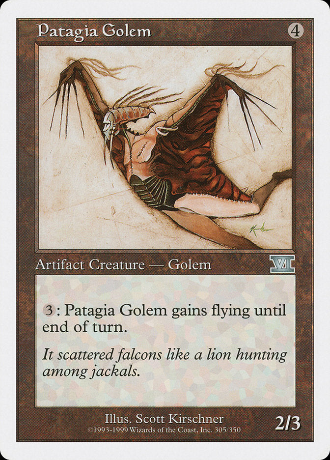 Patagia Golem (305) [Classic Sixth Edition] | Odin's Place