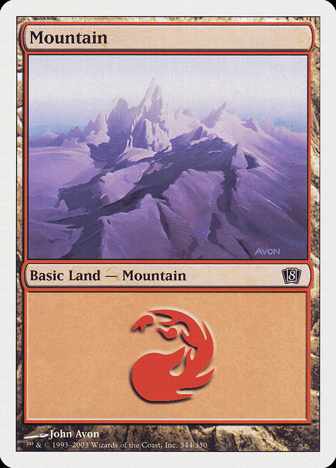 Mountain (344) [Eighth Edition] | Odin's Place