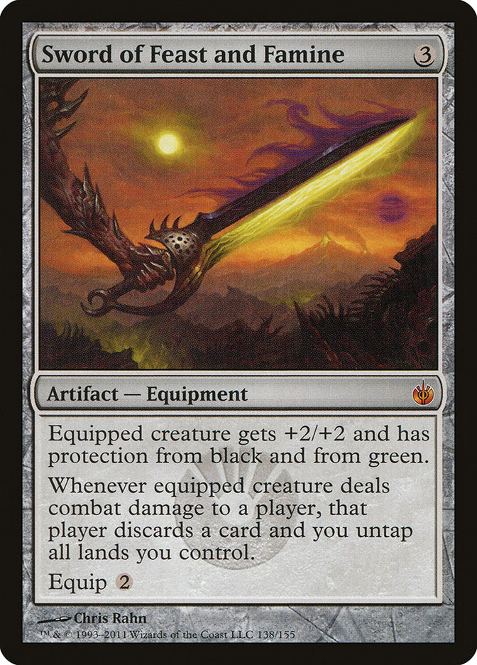 Sword of Feast and Famine (138) [Mirrodin Besieged] | Odin's Place