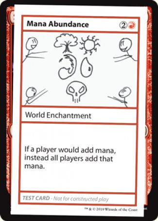 Mana Abundance (2021 Edition) [Mystery Booster Playtest Cards] | Odin's Place