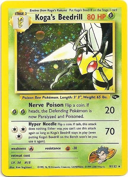 Koga's Beedrill (9/132) [Gym Challenge Unlimited] | Odin's Place