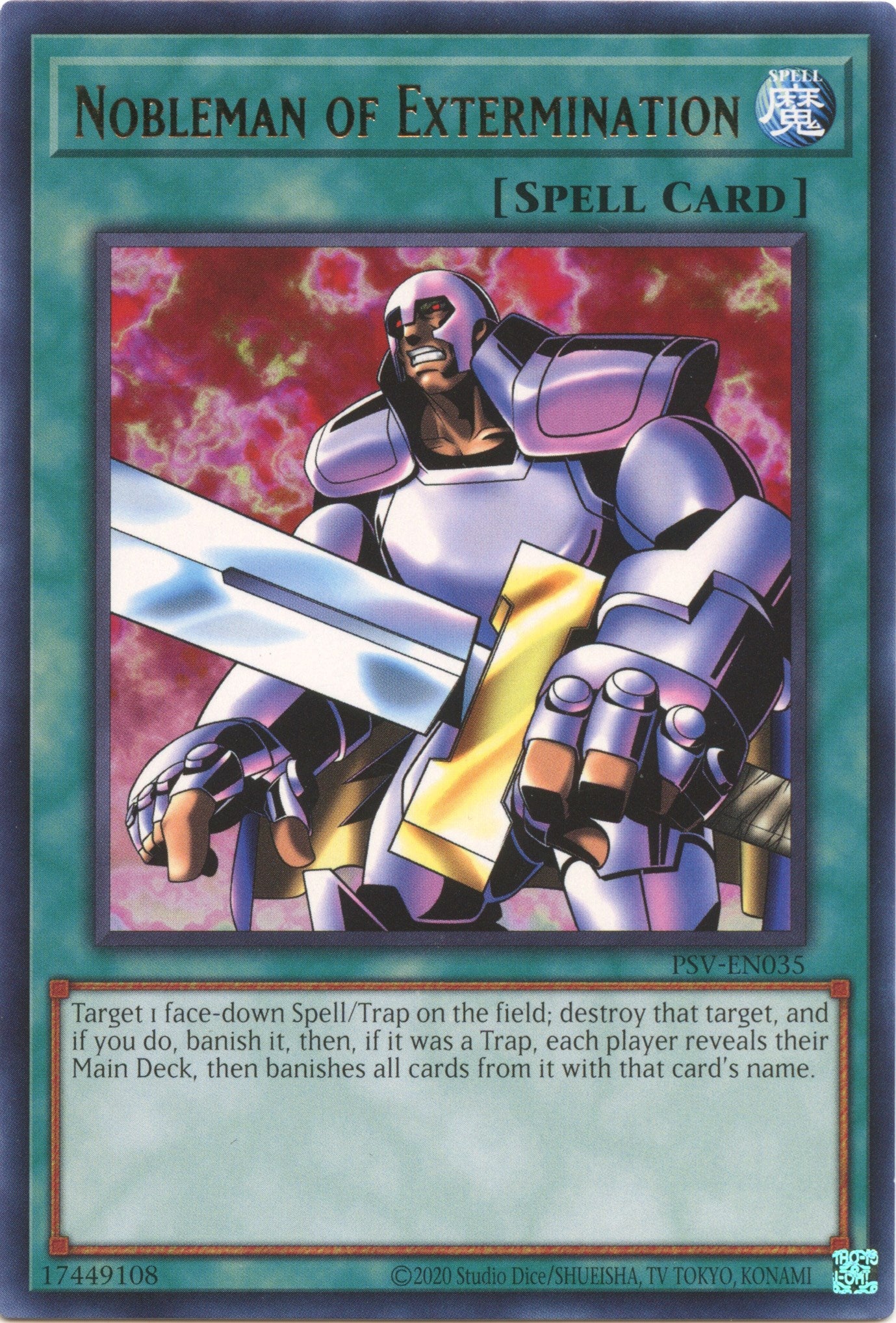 Nobleman of Extermination (25th Anniversary) [PSV-EN035] Rare | Odin's Place