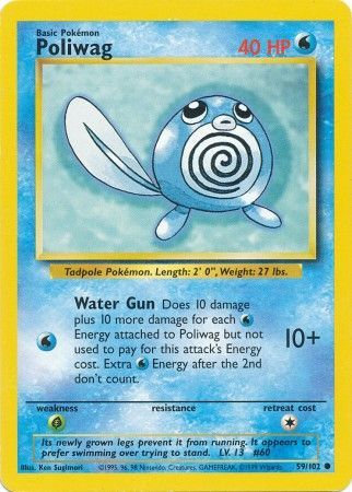Poliwag (59/102) [Base Set Unlimited] | Odin's Place