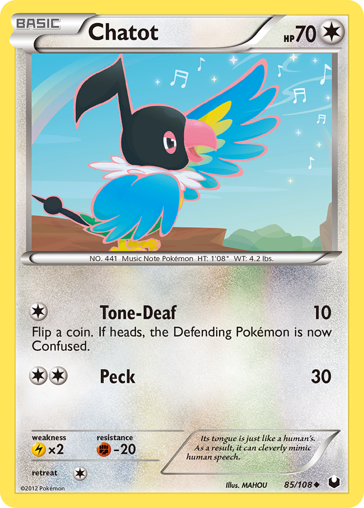 Chatot (85/108) [Black & White: Dark Explorers] | Odin's Place