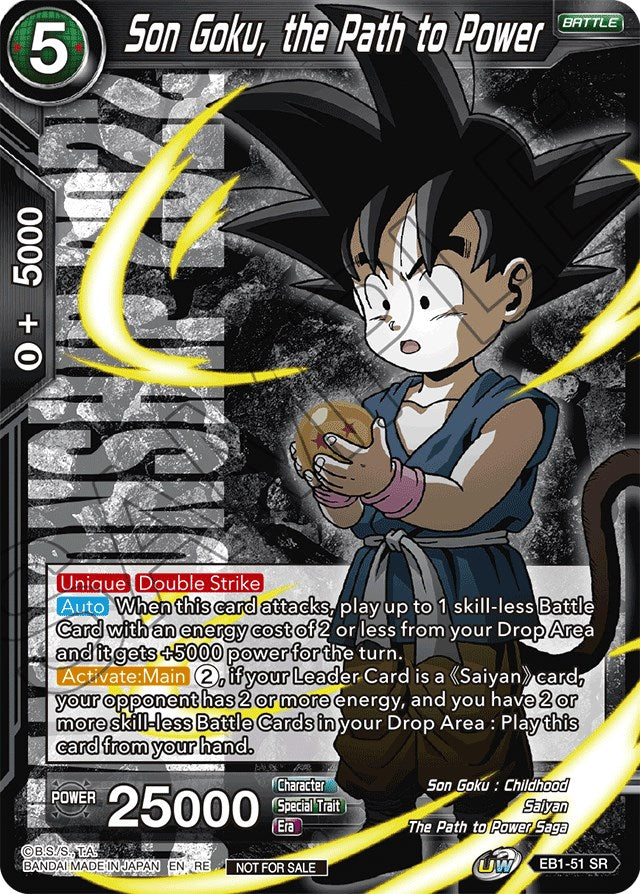 Son Goku, the Path to Power (Championship 2022) (EB1-51) [Promotion Cards] | Odin's Place