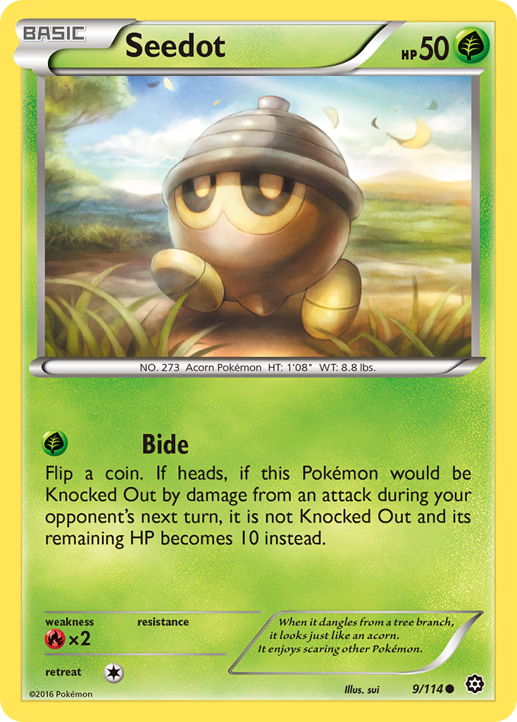 Seedot (9/114) [XY: Steam Siege] | Odin's Place