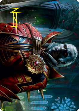 Edgar, Charmed Groom 2 Art Card (Gold-Stamped Signature) [Innistrad: Crimson Vow Art Series] | Odin's Place