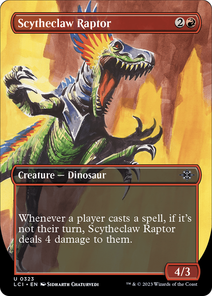 Scytheclaw Raptor (Borderless) [The Lost Caverns of Ixalan] | Odin's Place