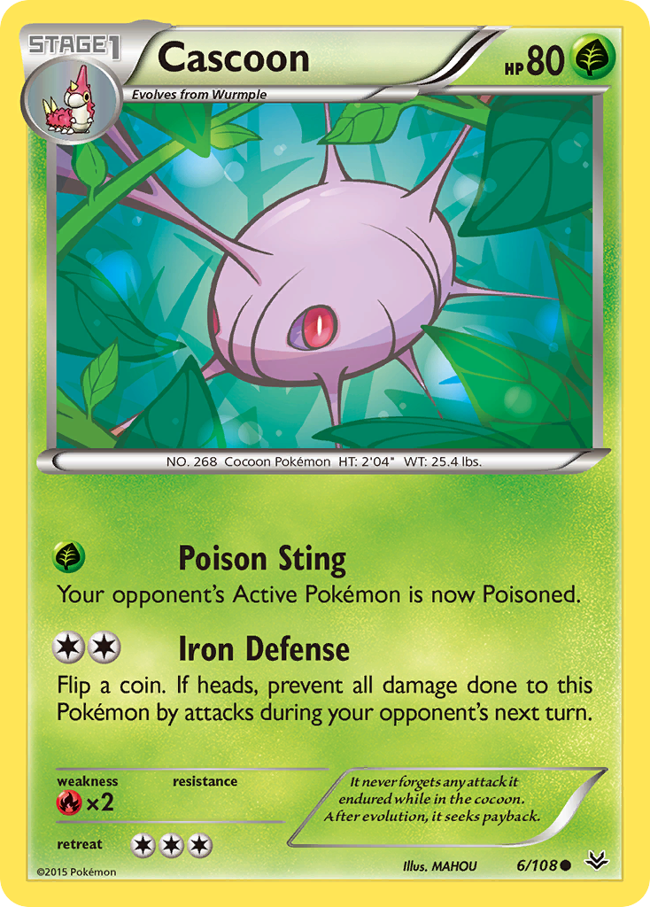Cascoon (6/108) [XY: Roaring Skies] | Odin's Place