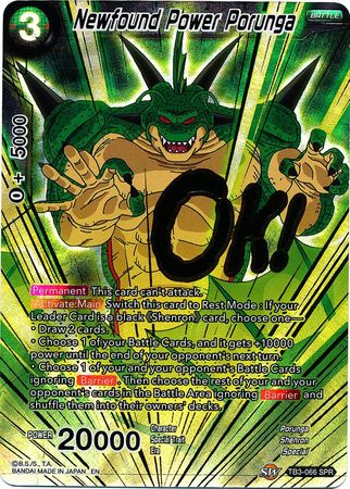 Newfound Power Porunga (SPR) (TB3-066) [Clash of Fates] | Odin's Place