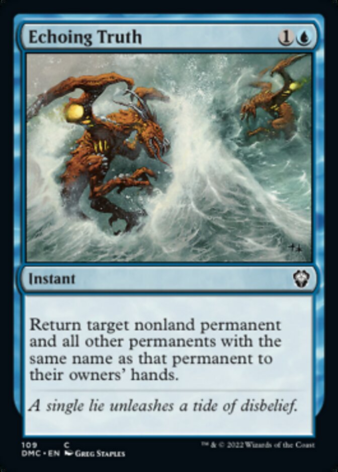 Echoing Truth [Dominaria United Commander] | Odin's Place
