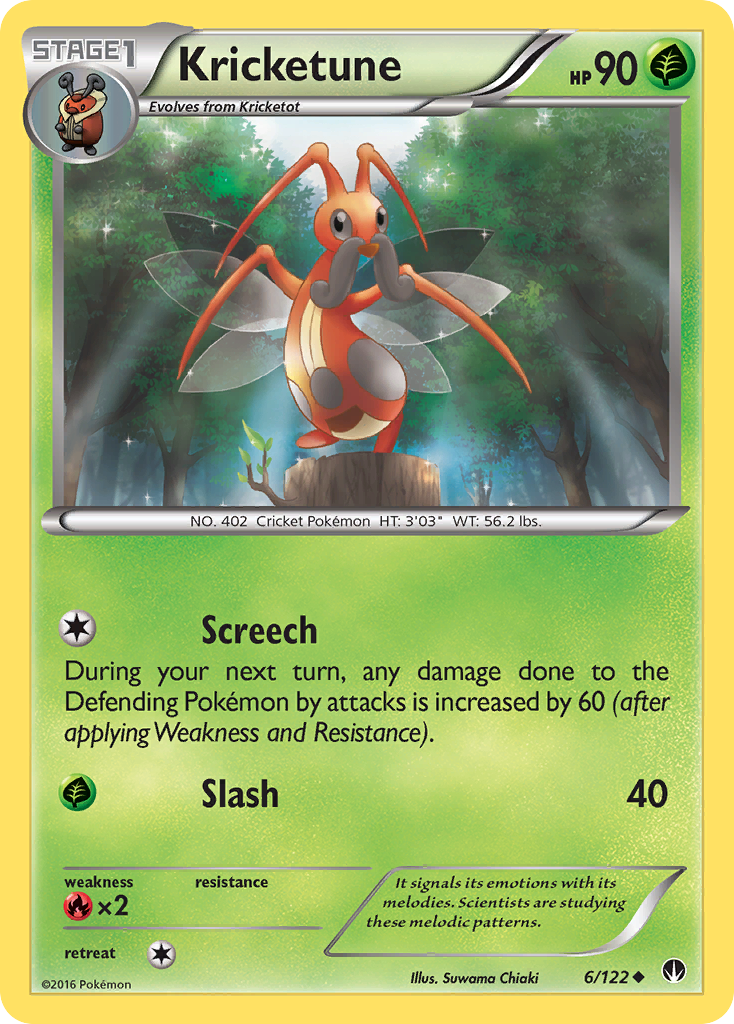 Kricketune (6/122) [XY: BREAKpoint] | Odin's Place