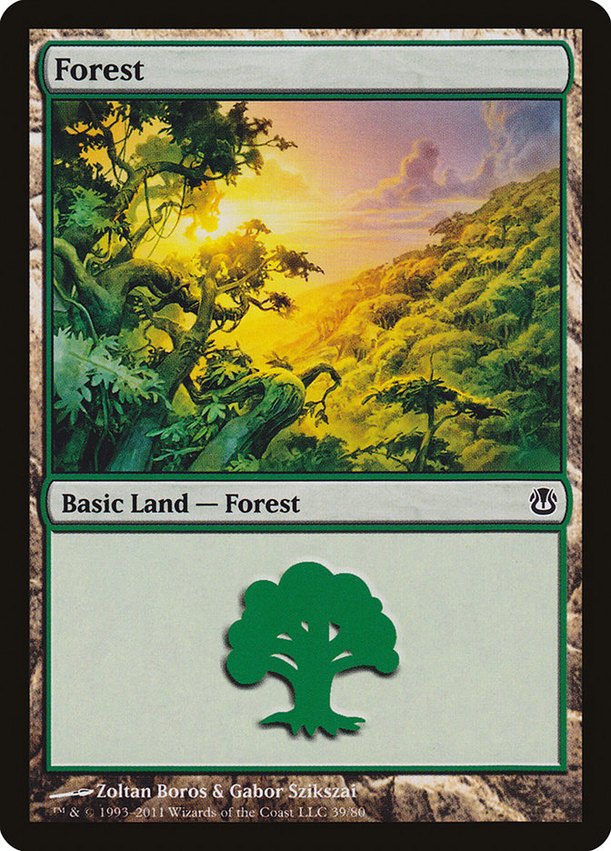 Forest (39) [Duel Decks: Ajani vs. Nicol Bolas] | Odin's Place