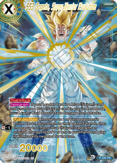 SS3 Gogeta, Super Warrior Evolution (Alternate Art) (P-234) [Special Anniversary Set 2021] | Odin's Place