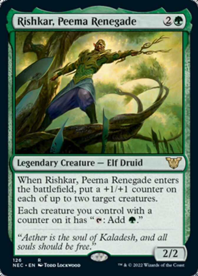 Rishkar, Peema Renegade [Kamigawa: Neon Dynasty Commander] | Odin's Place