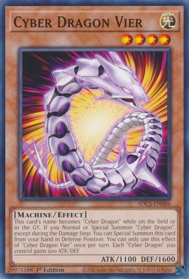 Cyber Dragon Vier [SDCS-EN006] Common | Odin's Place