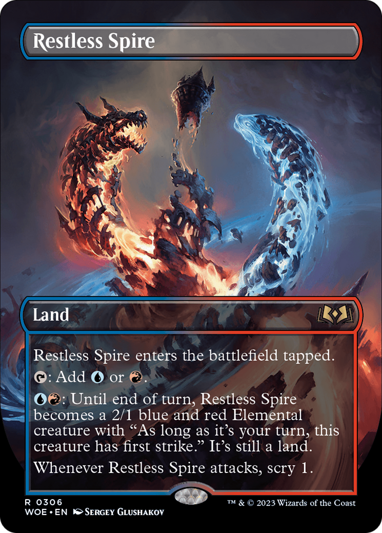 Restless Spire (Borderless) [Wilds of Eldraine] | Odin's Place