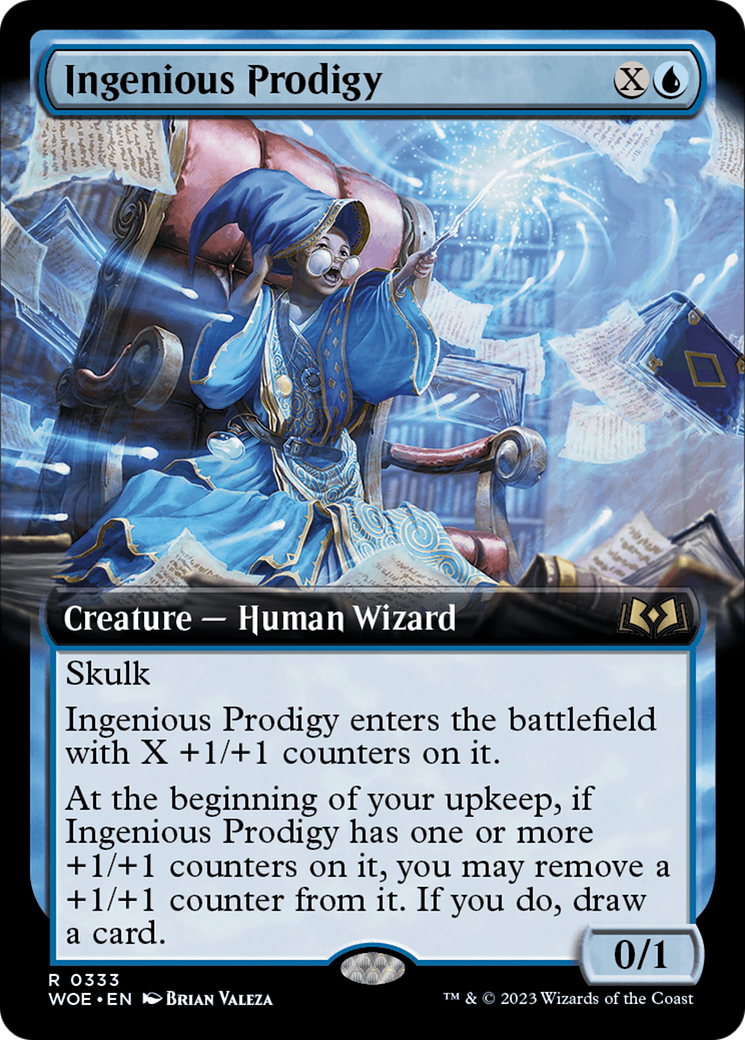 Ingenious Prodigy (Extended Art) [Wilds of Eldraine] | Odin's Place