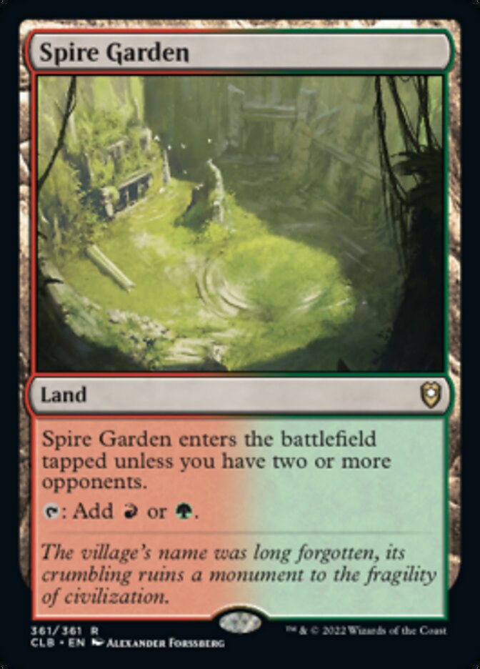 Spire Garden [Commander Legends: Battle for Baldur's Gate] | Odin's Place