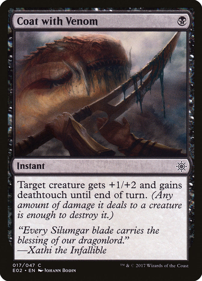 Coat with Venom (17) [Explorers of Ixalan] | Odin's Place