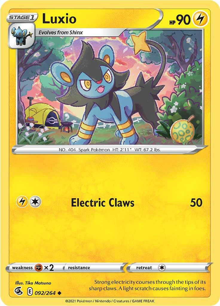 Luxio (092/264) [Sword & Shield: Fusion Strike] | Odin's Place