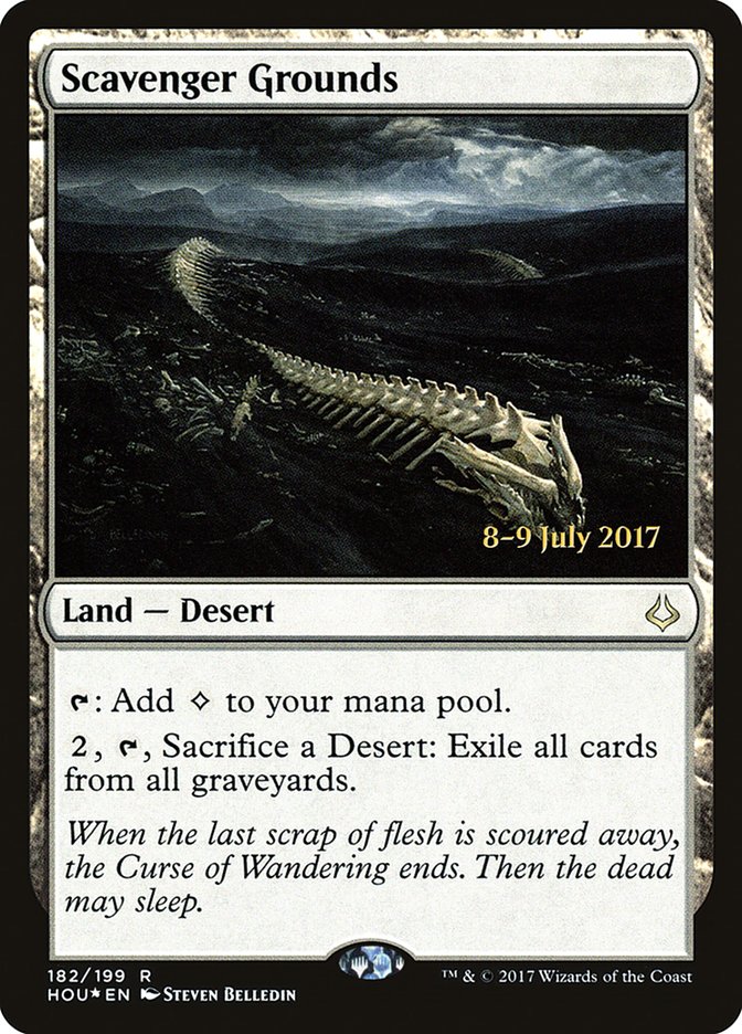 Scavenger Grounds (182) [Hour of Devastation Prerelease Promos] | Odin's Place