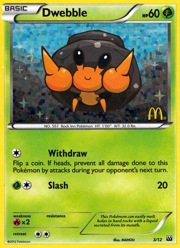 Dwebble (3/12) [McDonald's Promos: 2012 Collection] | Odin's Place