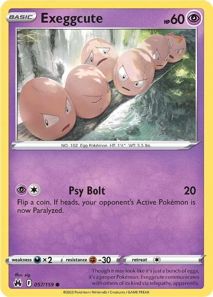 Exeggcute (057/159) [Sword & Shield: Crown Zenith] | Odin's Place