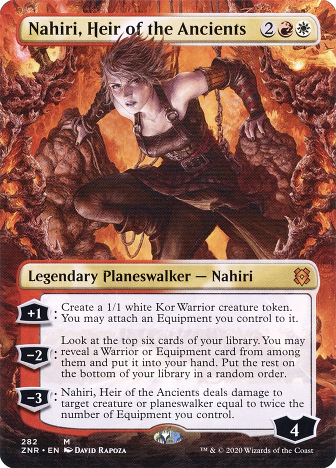 Nahiri, Heir of the Ancients (Borderless) [Zendikar Rising] | Odin's Place
