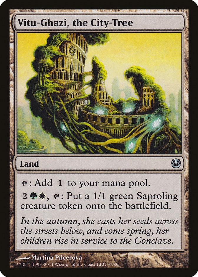 Vitu-Ghazi, the City-Tree (37) [Duel Decks: Ajani vs. Nicol Bolas] | Odin's Place