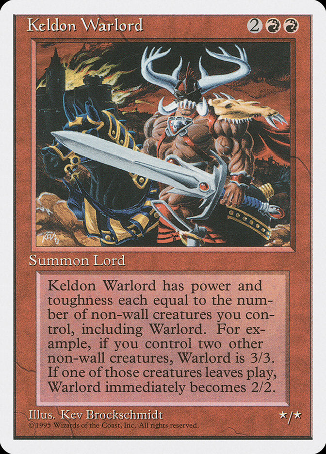 Keldon Warlord (207) [Fourth Edition] | Odin's Place