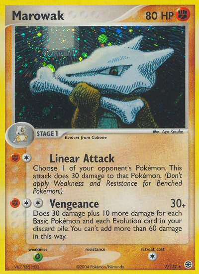 Marowak (7/112) [EX: FireRed & LeafGreen] | Odin's Place