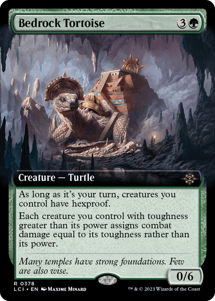 Bedrock Tortoise (Extended Art) [The Lost Caverns of Ixalan] | Odin's Place