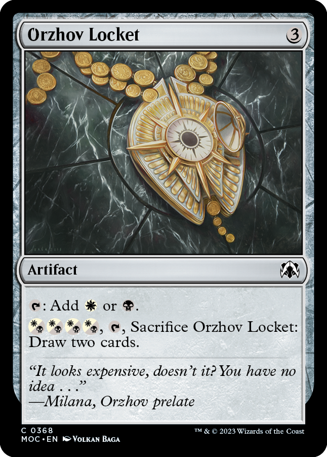 Orzhov Locket [March of the Machine Commander] | Odin's Place