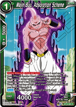 Majin Buu, Absorption Scheme (BT14-081) [Cross Spirits] | Odin's Place