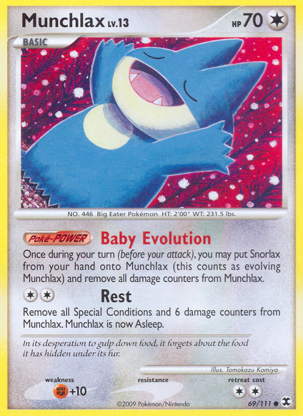 Munchlax (69/111) [Platinum: Rising Rivals] | Odin's Place