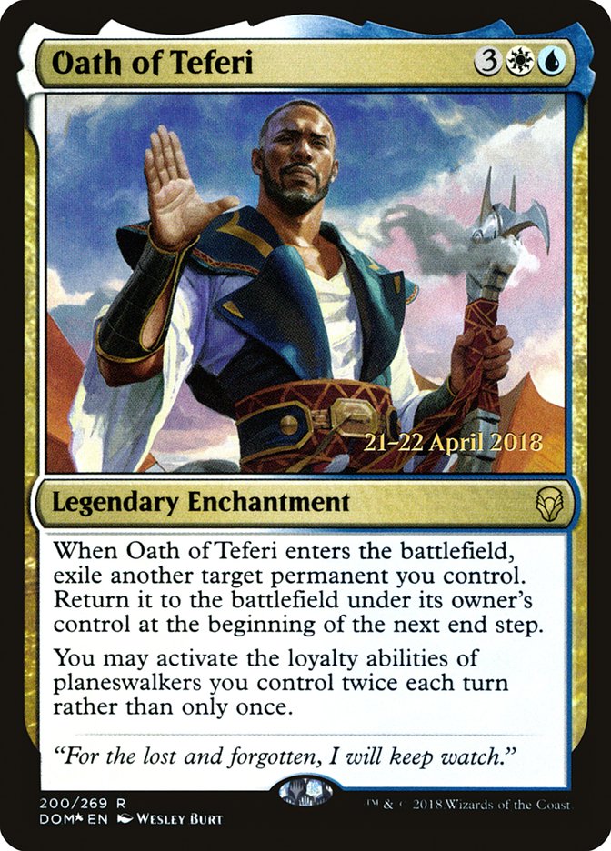 Oath of Teferi (200) [Dominaria Prerelease Promos] | Odin's Place