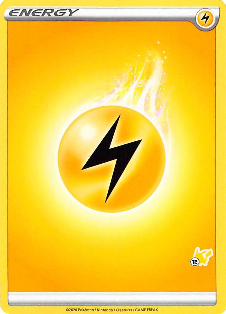 Lightning Energy (Pikachu Stamp #12) [Battle Academy 2022] | Odin's Place