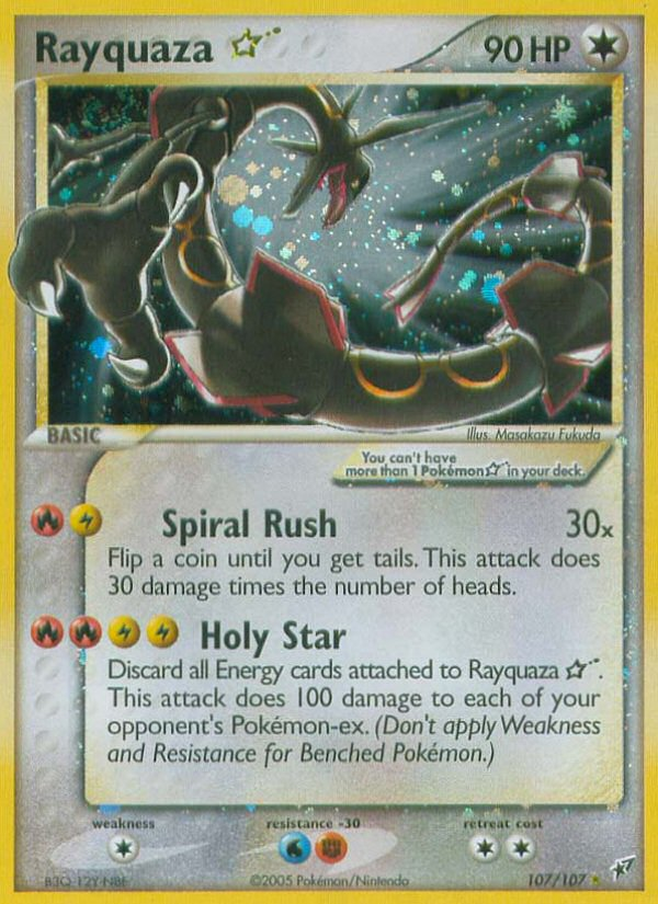 Rayquaza Star (107/107) [EX: Deoxys] | Odin's Place
