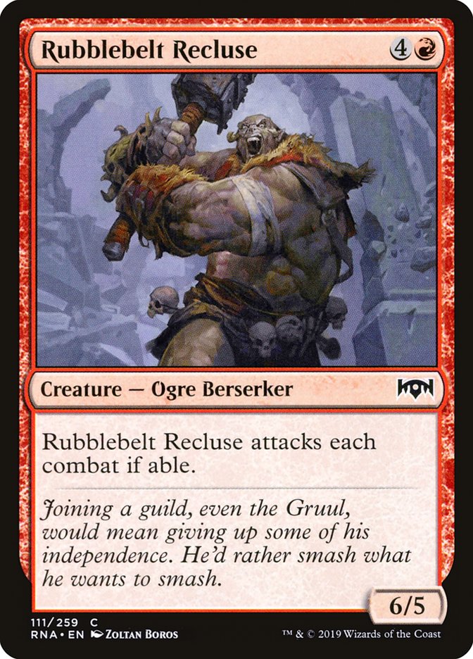 Rubblebelt Recluse (111) [Ravnica Allegiance] | Odin's Place