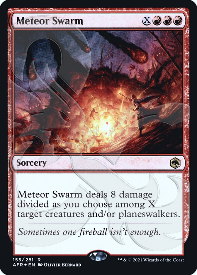 Meteor Swarm (Ampersand Promo) [Dungeons & Dragons: Adventures in the Forgotten Realms Promos] | Odin's Place