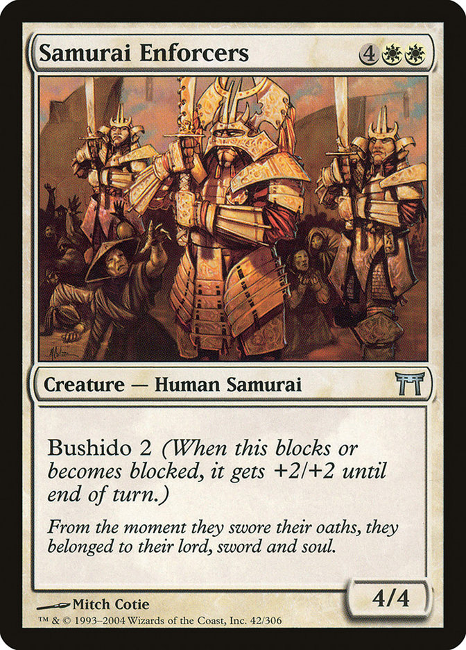 Samurai Enforcers (42) [Champions of Kamigawa] | Odin's Place