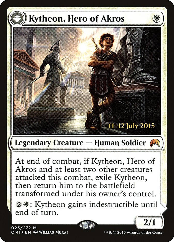 Kytheon, Hero of Akros // Gideon, Battle-Forged [Magic Origins Prerelease Promos] | Odin's Place